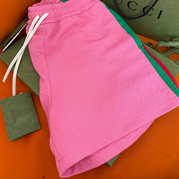 Pink GG jersey shorts - Picture 1 of 10